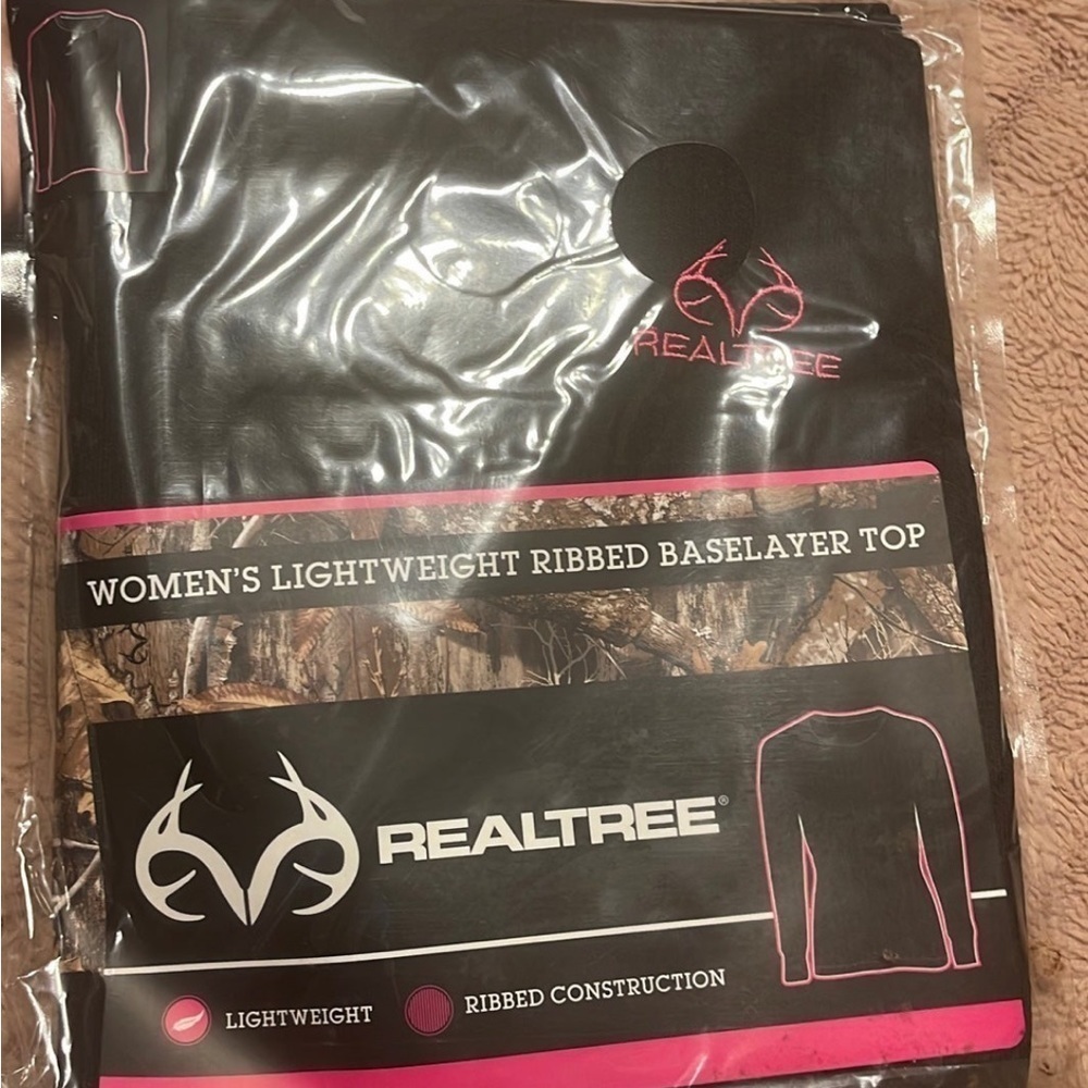 REALTREE ribbed long sleeve top